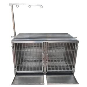 Mesa de Estética Canina con Jaula